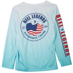 Little Boys Reel-Tec Flag Logo T-Shirt