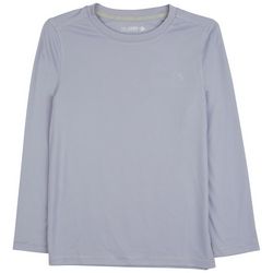 Reel Legends Big Boys Solid Reel-Tec Long Sleeve T-Shirt