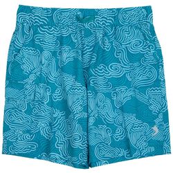 Reel Legends Little Boys Whirlpool Print Swim Shorts