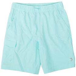 Little Boys 7.25 in. Solid Cargo Shorts