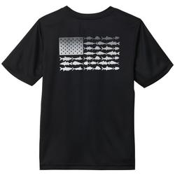 Big Boys Terminal Tackle PFG Shark Flag T-Shirt