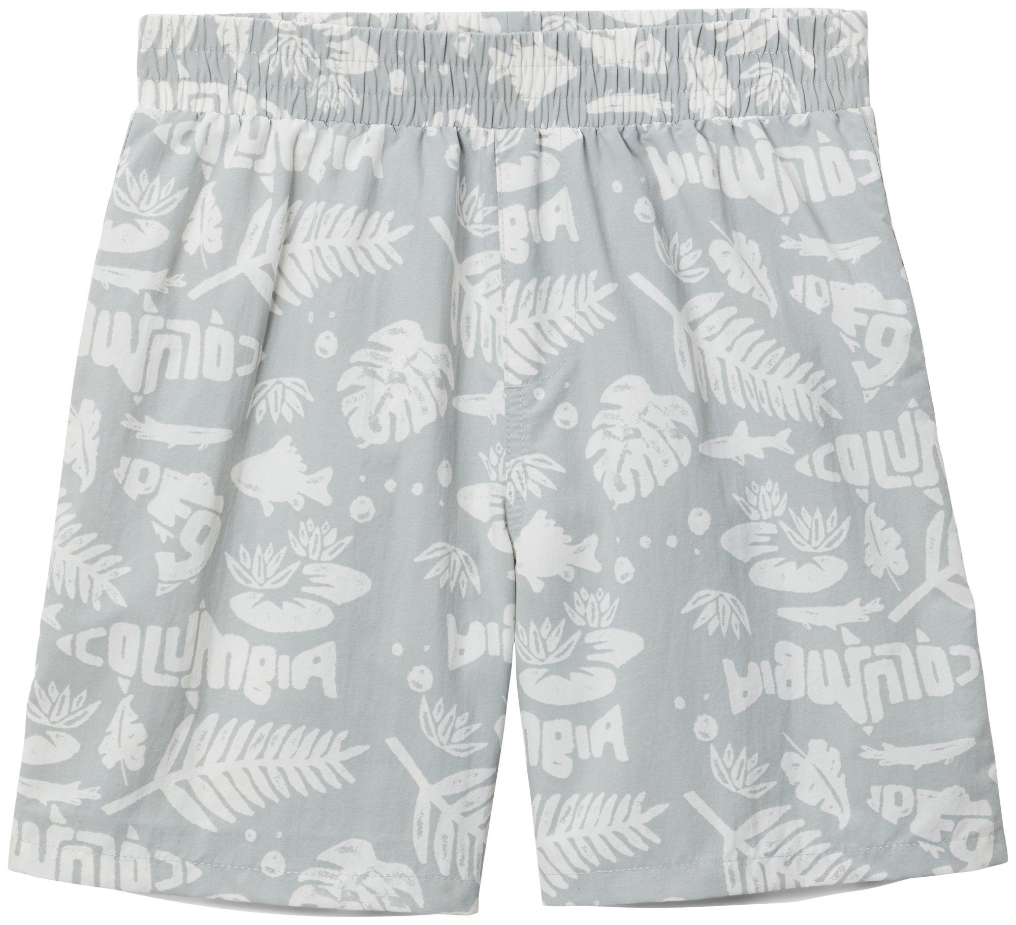 Big Boys Tropical Print Backcast Shorts