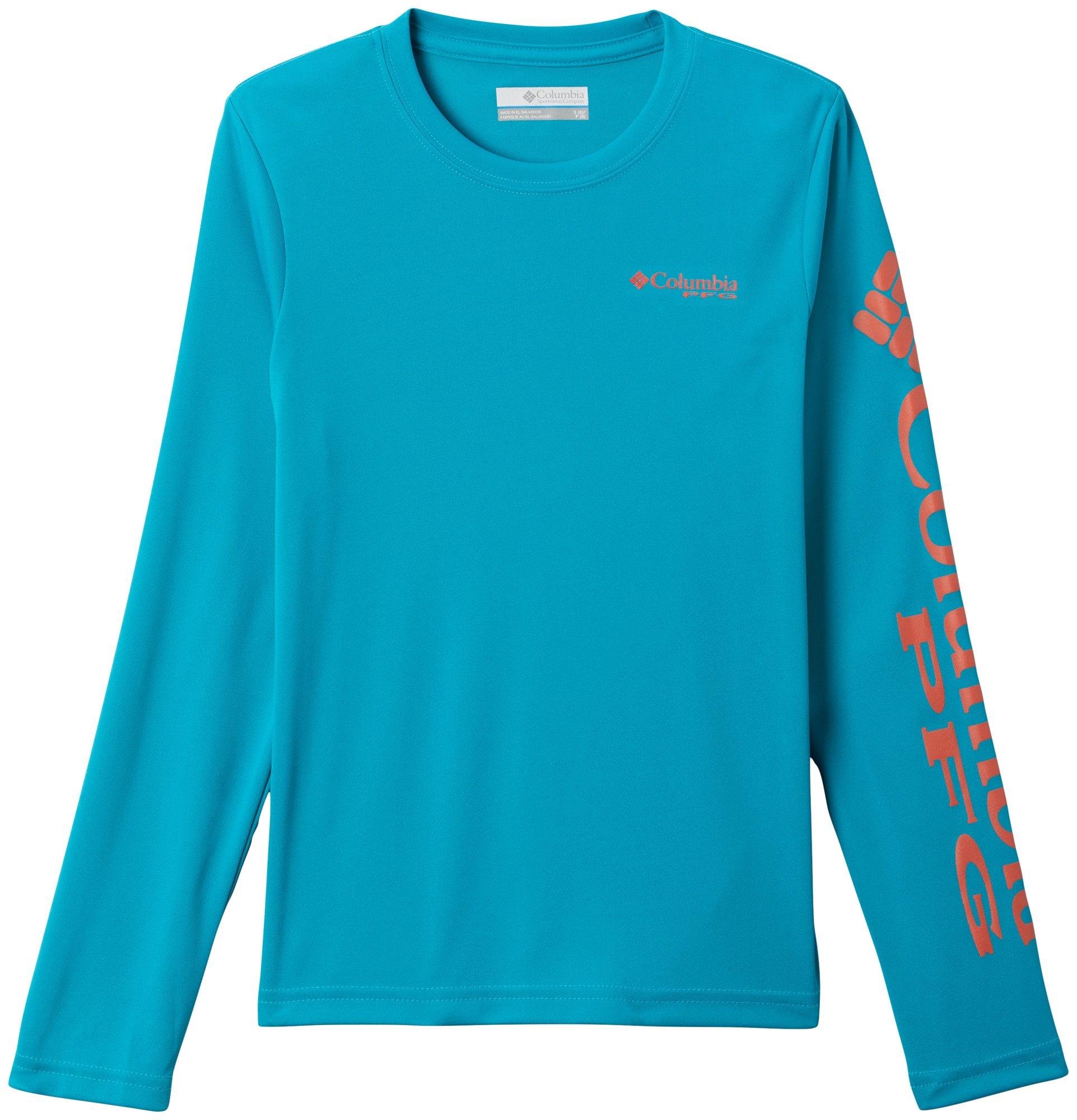 Columbia Big Boys Solid Terminal Tackle Long Sleeve Shirt