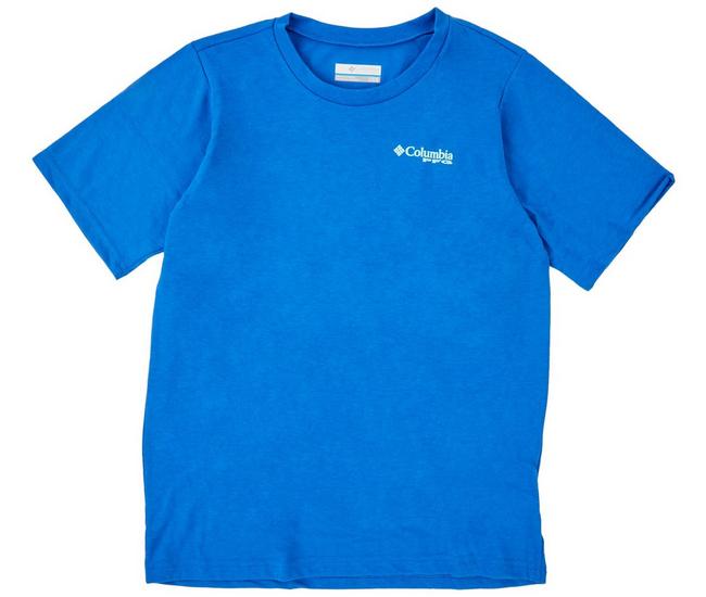 Columbia Boys Fish Graphic Logo Short Sleeve T-Shirt