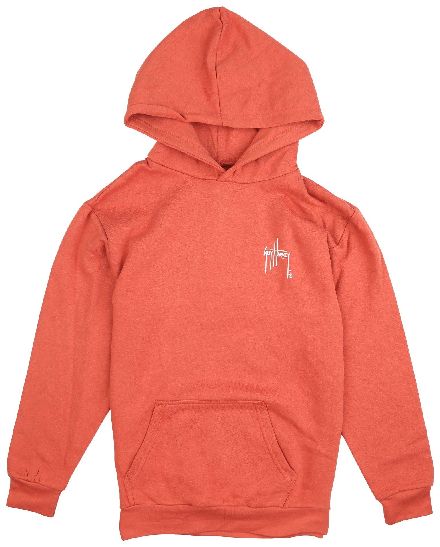 Big Boys Americana Graphic Long Sleeve Fleece Hoody