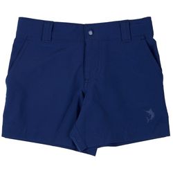 Reel Legends Little Boys 7.25 Modern Stretch Solid Shorts