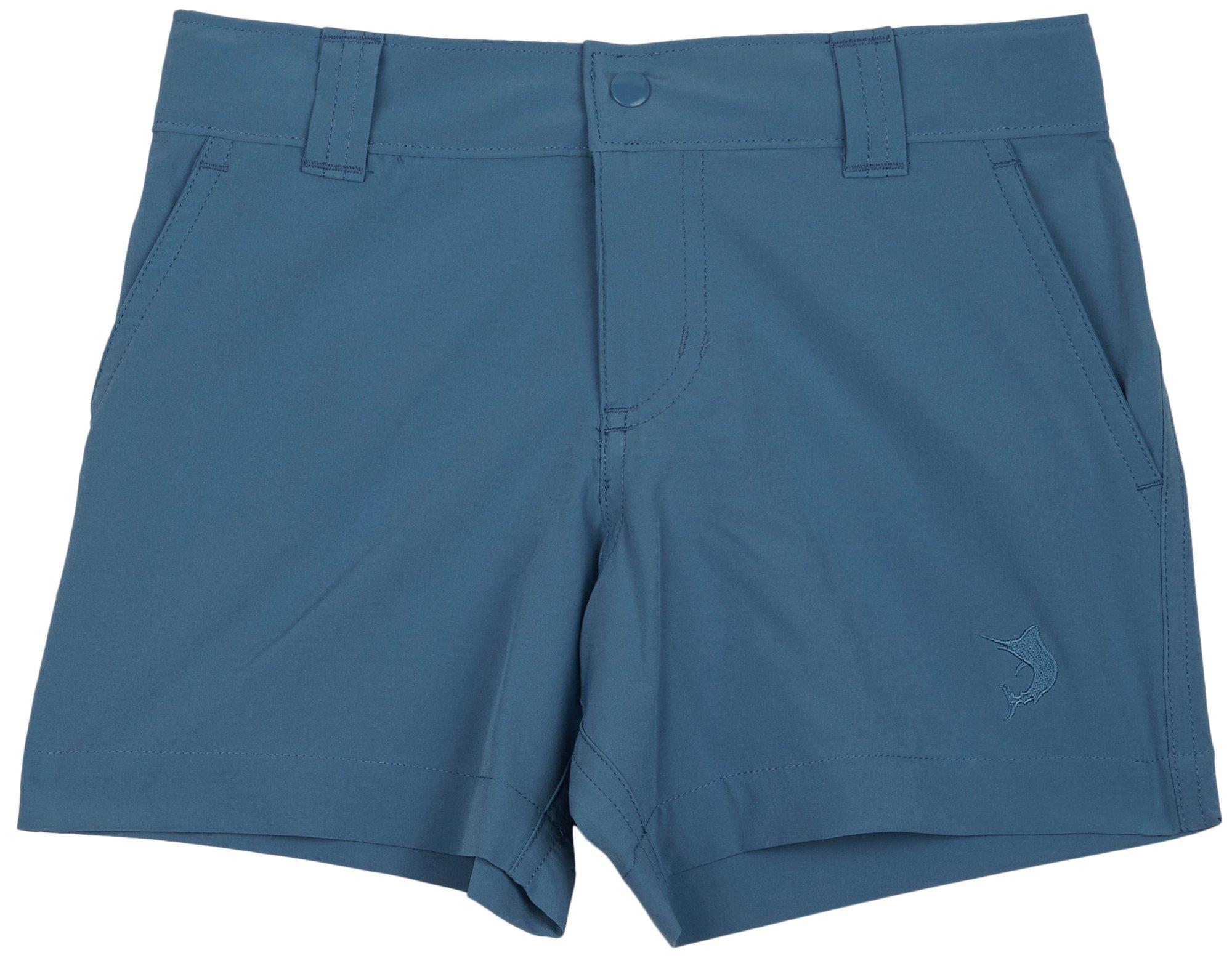 Reel Legends Little Boys 7.25 Modern Stretch Solid Shorts