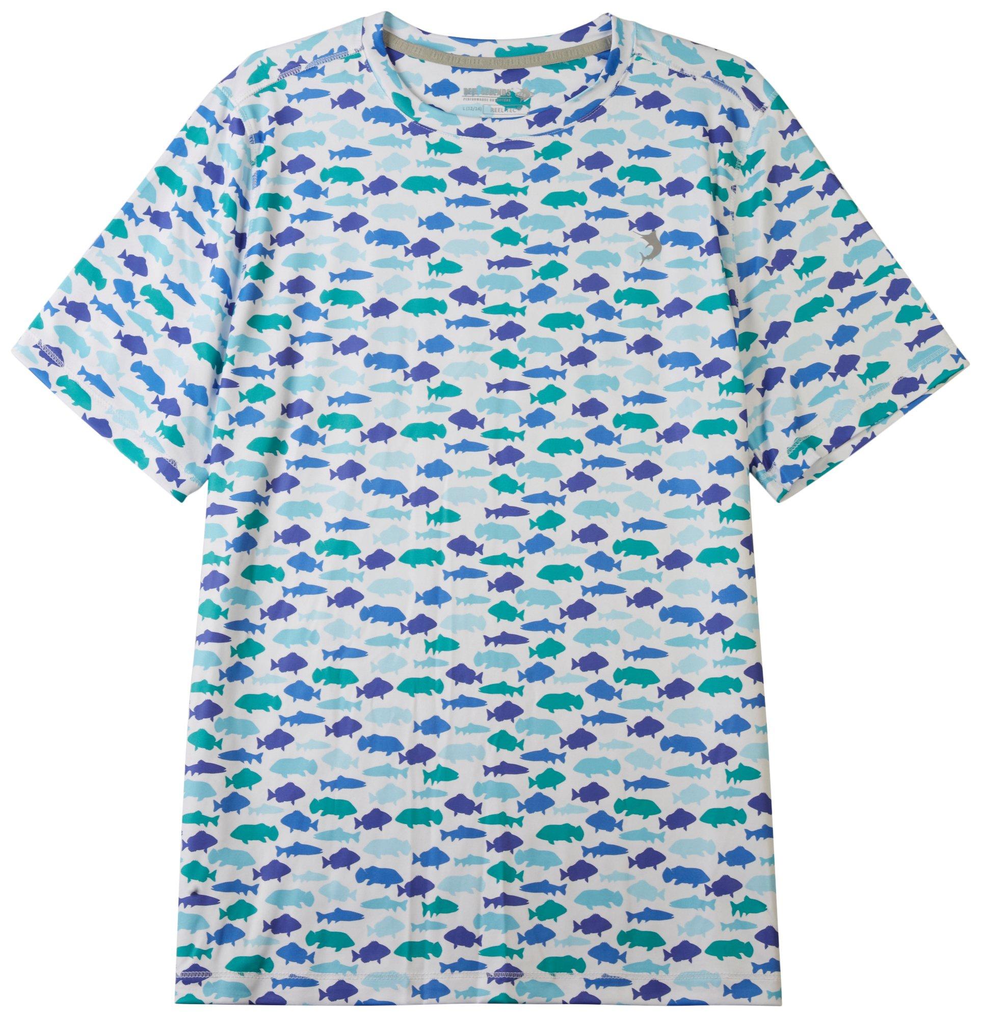 Big Boys Reel-Tec Shark Short Sleeve T-Shirt
