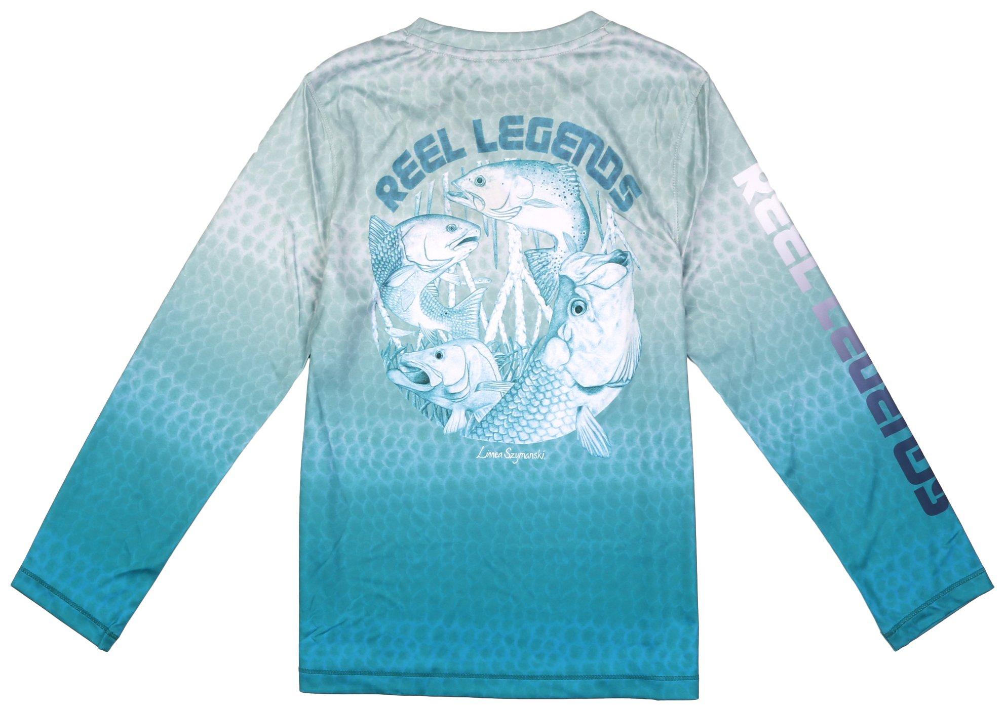 Reel Legends Little Boys Reel-Tec Long Sleeve Top