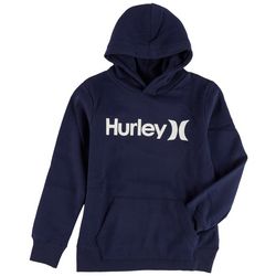 Hurley Big Boys Solid Logo Fleece Hoodie