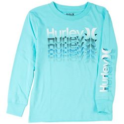 Hurley Little Boys One & Only Stacked Long Sleeve T-Shirt
