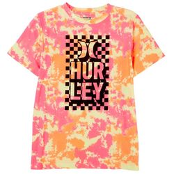 Hurley Big Boys Tie Dye Logo Short Sleeve T-Shirt