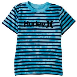Hurley Little Boys Tie Dye Stripe Short Sleeve T-Shirt