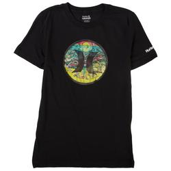 Big Boys Skull Beach Hologram Short Sleeve T-Shirt