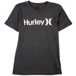 Hurley Big Boys Faux Applique Logo Short Sleeve T-Shirt