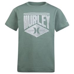 Hurley Big Boys Logo Diamond Short Sleeve T-Shirt