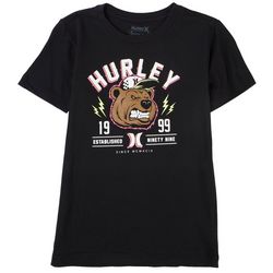Hurley Big Boys Burley Hurley Logo Short Sleeve T-Shirt