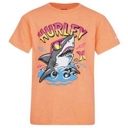 Hurley Big Boys Shark Dude Short Sleeve T-Shirt