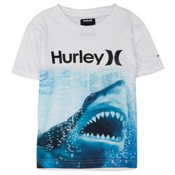 Little Boys Shark Logo T-Shirt