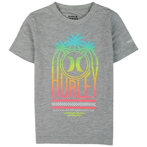 Hurley Little Boys Palm Logo T-Shirt