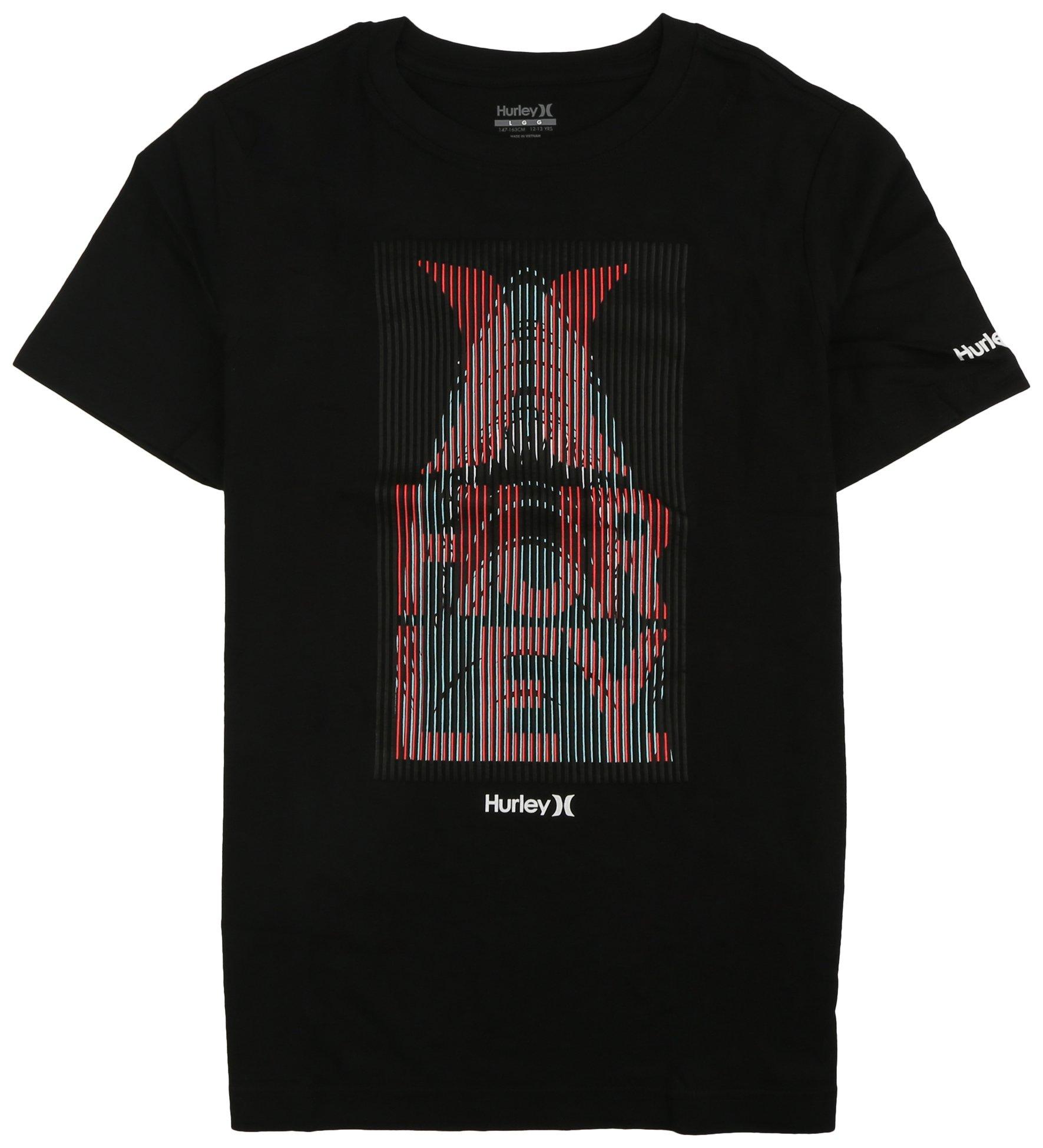 Hurley Big Boys Lenticular Short Sleeve T-Shirt