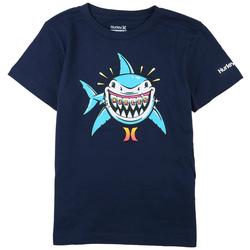 Little Boys Braces Shark Short Sleeve T-Shirt