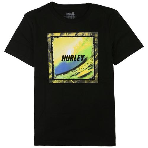 Hurley Big Boys Wave Hello Short Sleeve T-Shirt