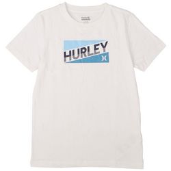 Hurley Big Boys Solid Logo Short Sleeve T-Shirt