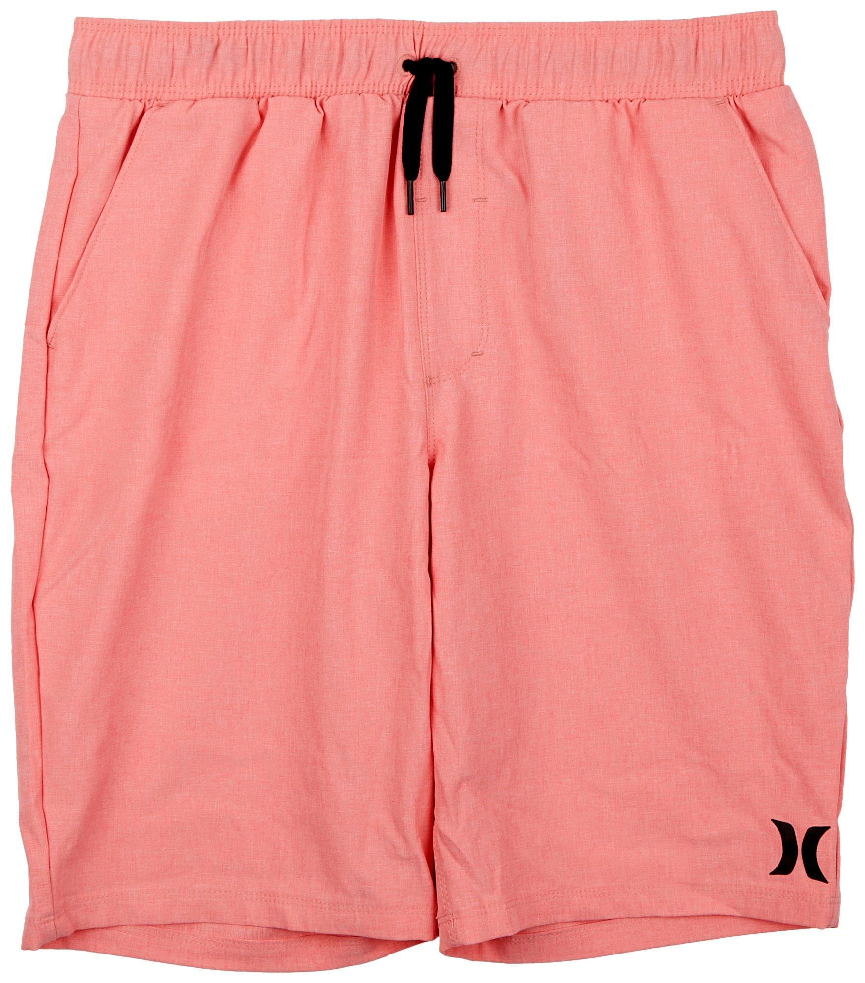 Tony Hawk Big Boys Solid Flex Hybrid Heather Shorts