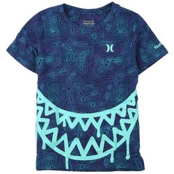 Hurley Little Boys Shark Teeth  Logo T-Shirt