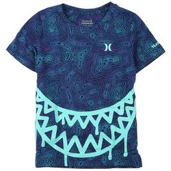 Little Boys Shark Teeth  Logo T-Shirt