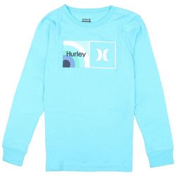 Big Boys Hurley Logo Long Sleeve T-Shirt