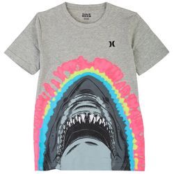 Hurley Big Boys Tie Dye Shark T-Shirt