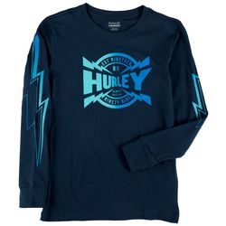 Hurley Big Boys Bolts Long Sleeve T-Shirt