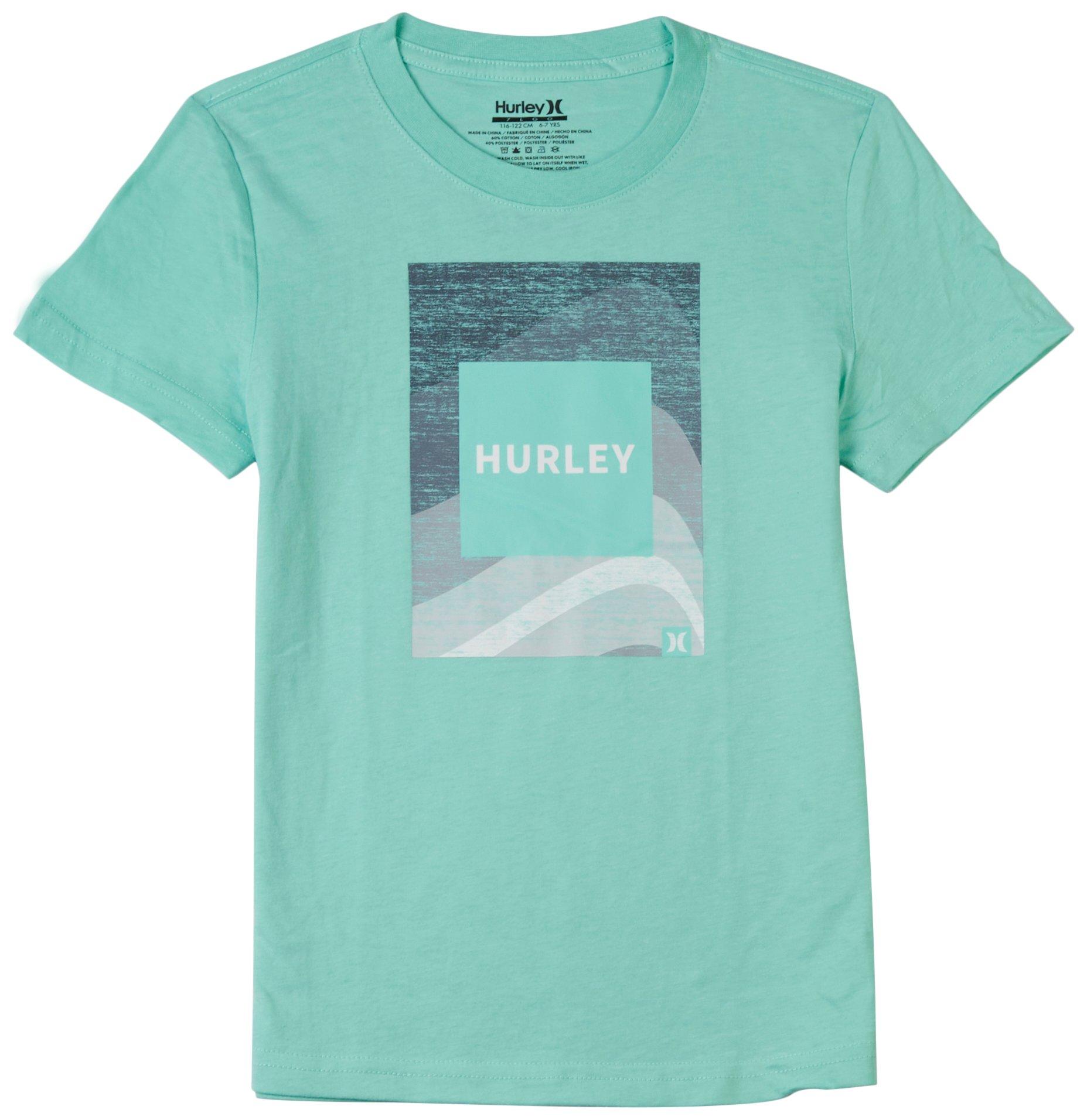 Hurley Little Boys Drifter Shark Logo T-Shirt