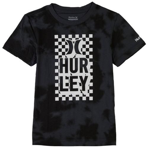 Hurley Little Boys Stack Checkered Short Sleeve T-Shirt