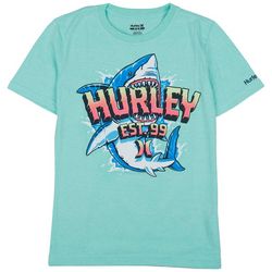 Hurley Toddler Boys Big Bite Shark Short Sleeve Top