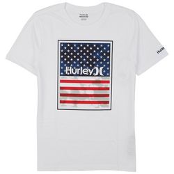 Hurley Big Boys Graphic Americana Short Sleeve Shirt