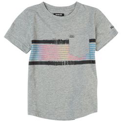 Hurley Little Boys Tie Dye Striped Pocket T-Shirt