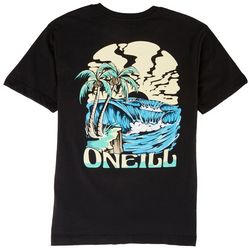 O'Neill Big Boys Stacked Wave Short Sleeve T-Shirt