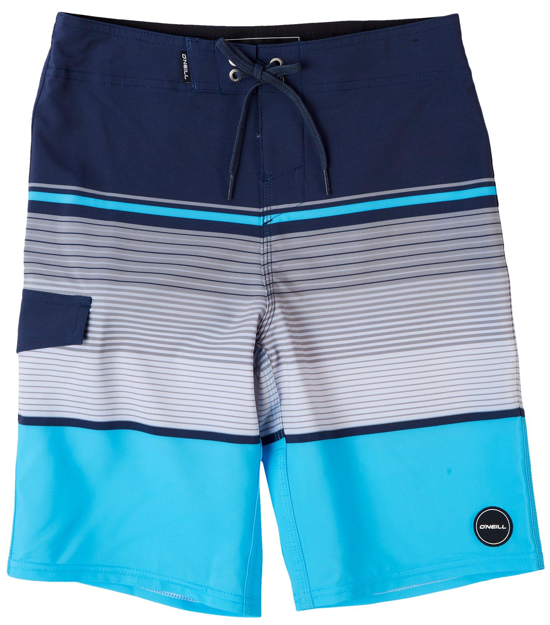 O'Neill Big Boys Lennox Striped Print Boardshorts