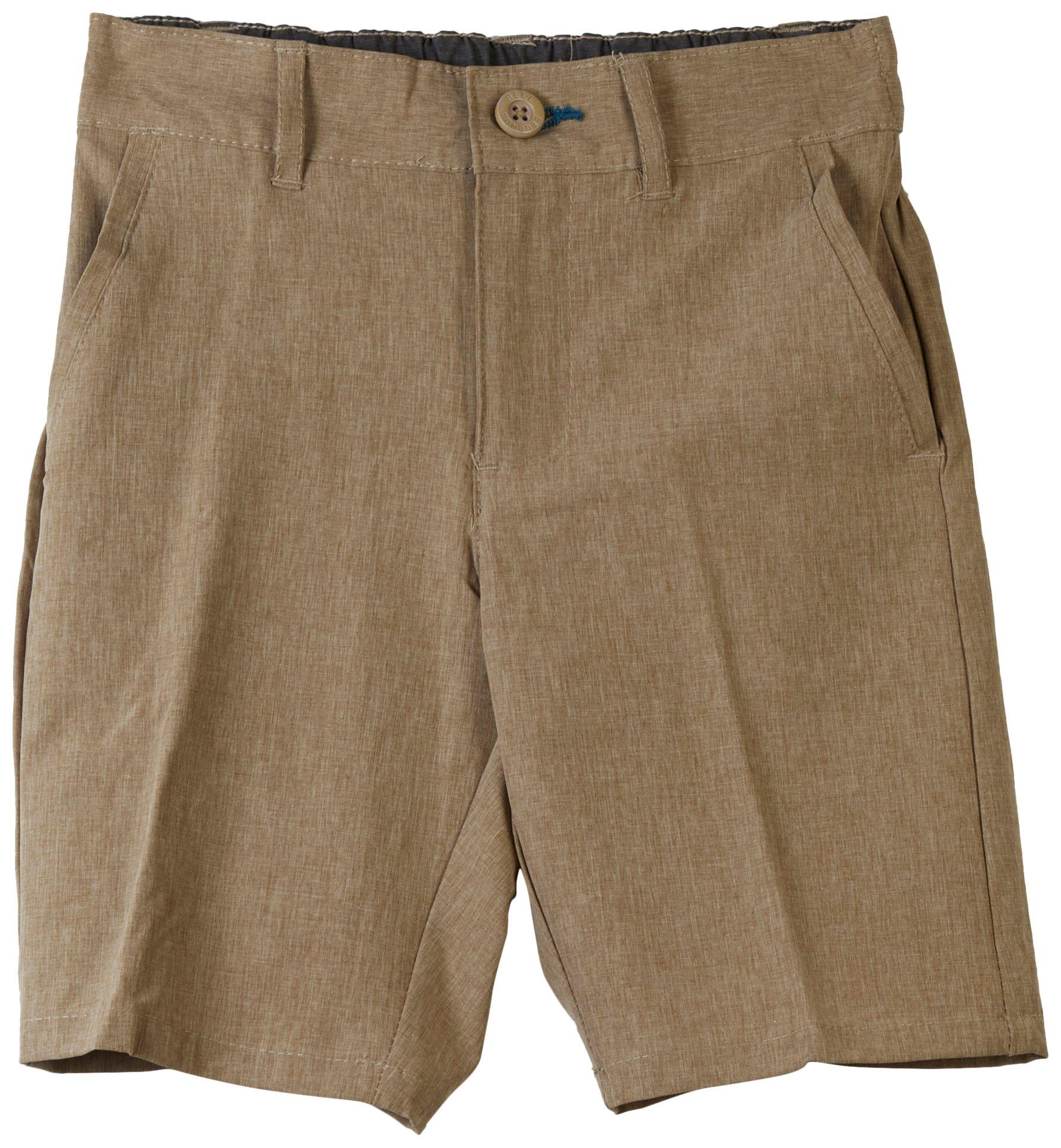 Reel Legends Little Boys 7 in. Solid Hybrid Shorts