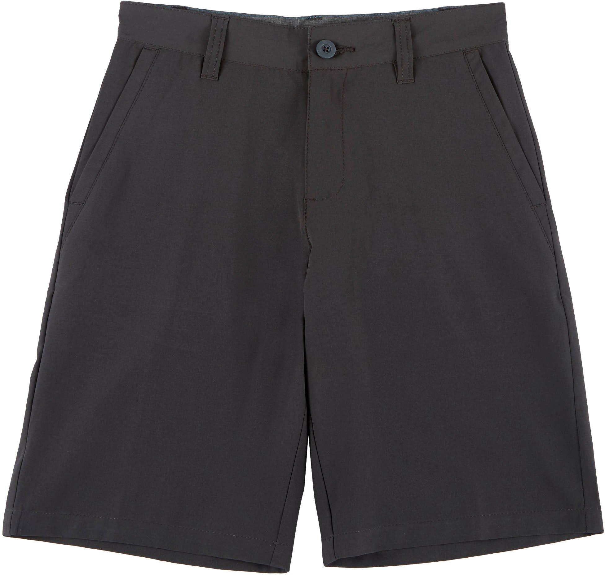 Burnside Big Boys Contrast Zip Traveler Cargo Shorts Black Small (8)