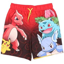 Pokemon Little & Big Boys Pokemon Swimsuit Shorts