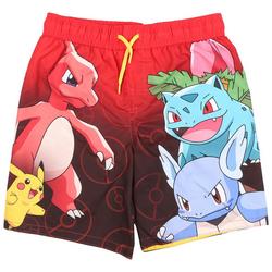 Little & Big Boys Pokemon Swimsuit Shorts
