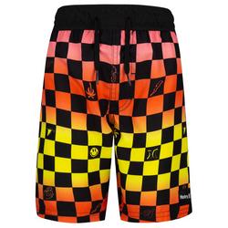 Little Boys Checkered Pull-On Drawstring Swim Shorts