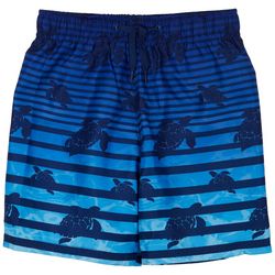 Dot & Zazz Little Boys Floatie Gator Print Swimsuit Shorts