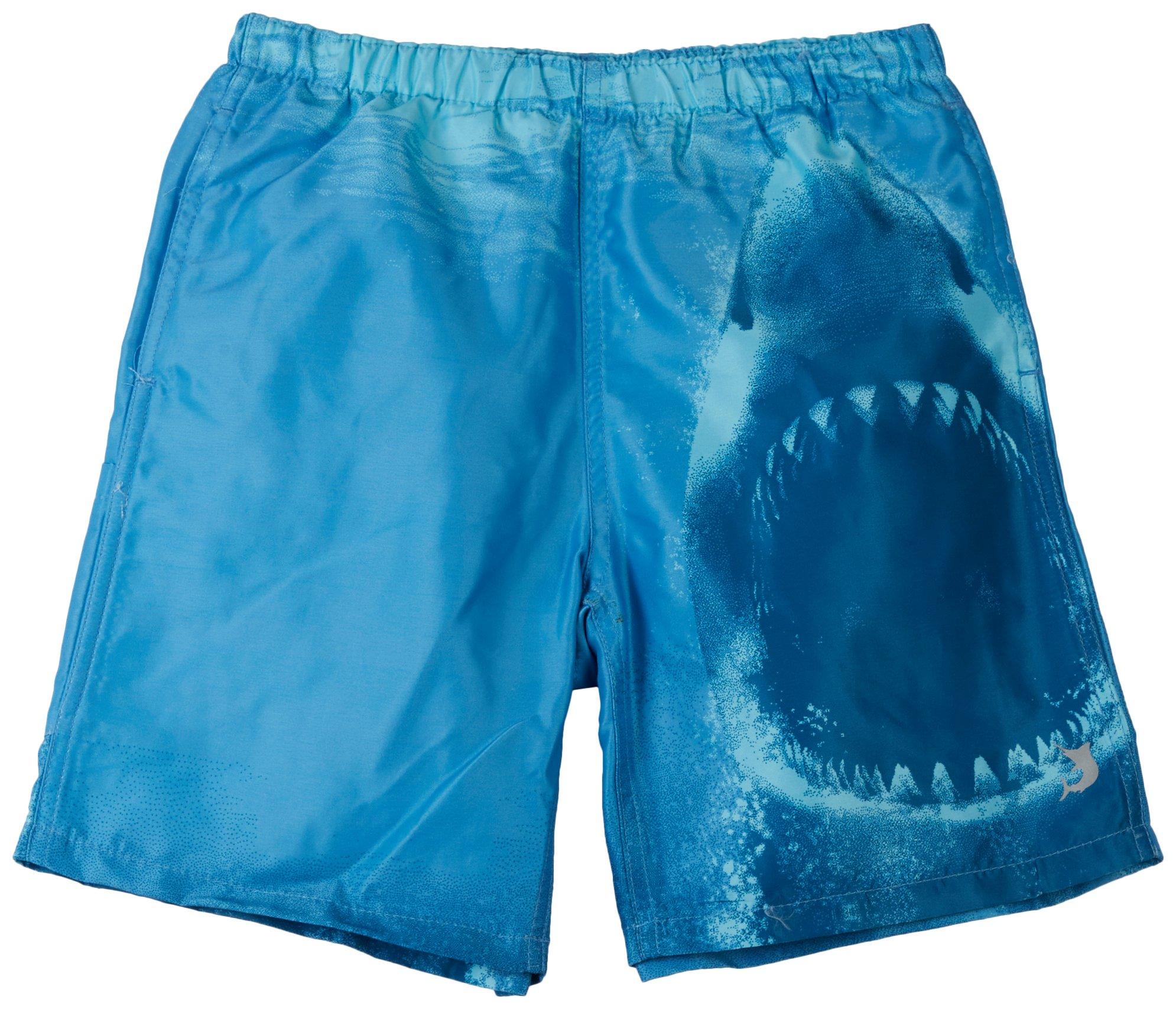 Reel Legends Big Boys Shark Mouth Swim Shorts