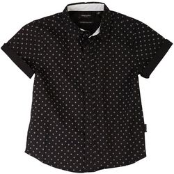 Kenneth Cole Little Boys Print Button Down Cuff Sleeve Shirt