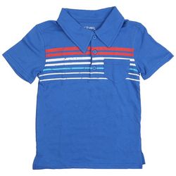 DOT & ZAZZ Little Boys Stripe Polo Short Sleeve Shirt
